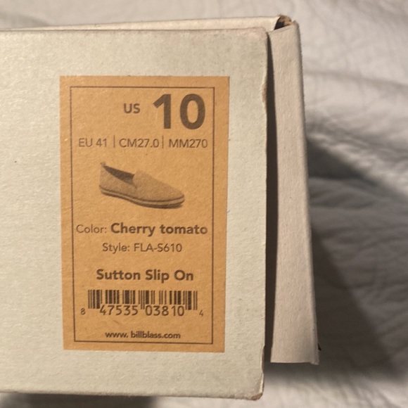 Never worn orange loafer. Bill Blass. - Picture 5 of 5